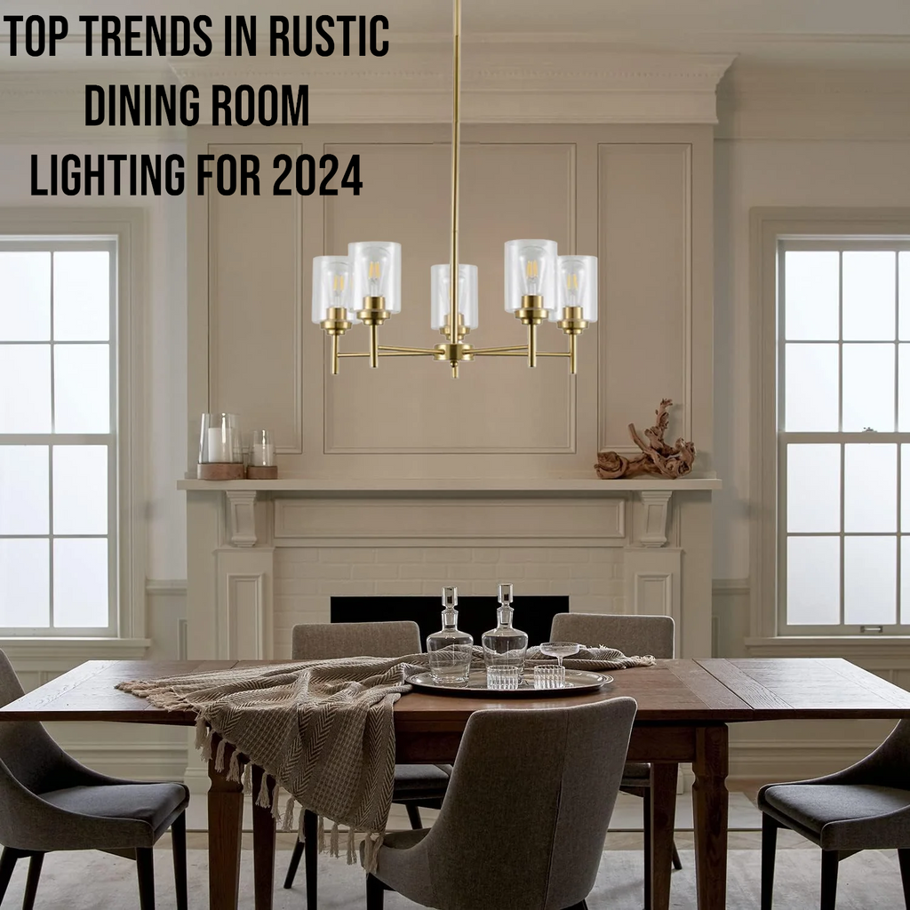 Top Trends in Rustic Dining Room Lighting for 2024