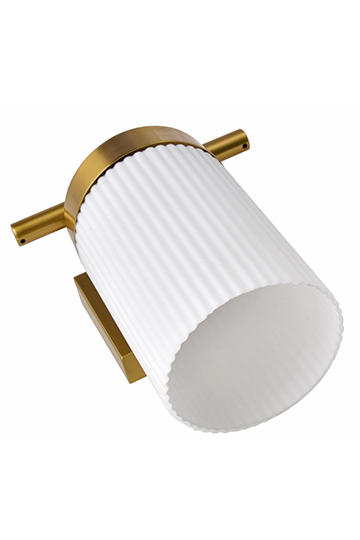 1-Light Gold Modern Wall Sconce